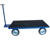Dopravní plošinový vozík RS, 1000x2000 mm, nosnost 1500 kg, kola 400 mm - zobrazit detail zboží